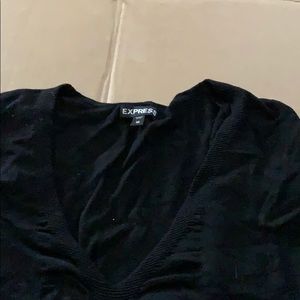 Express black "puckered top